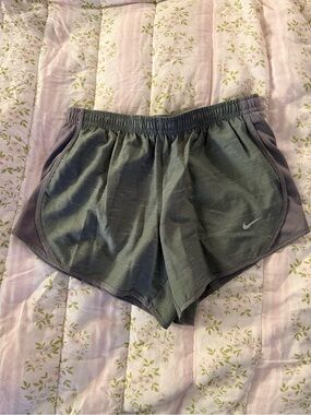 Nike Girls Grey Athletic Shorts
